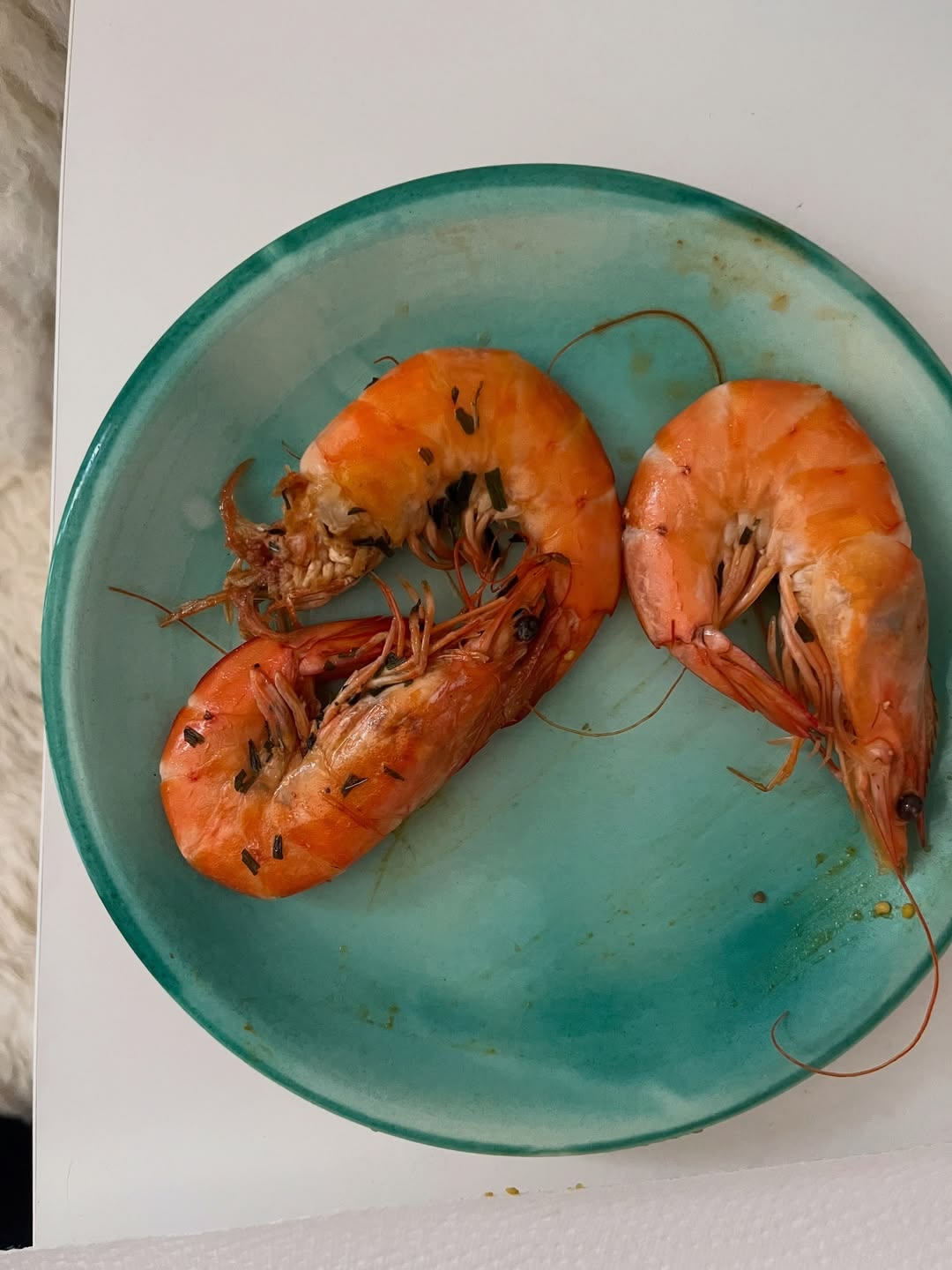 shrimps are medicine. just like pizza and tiramisu.
