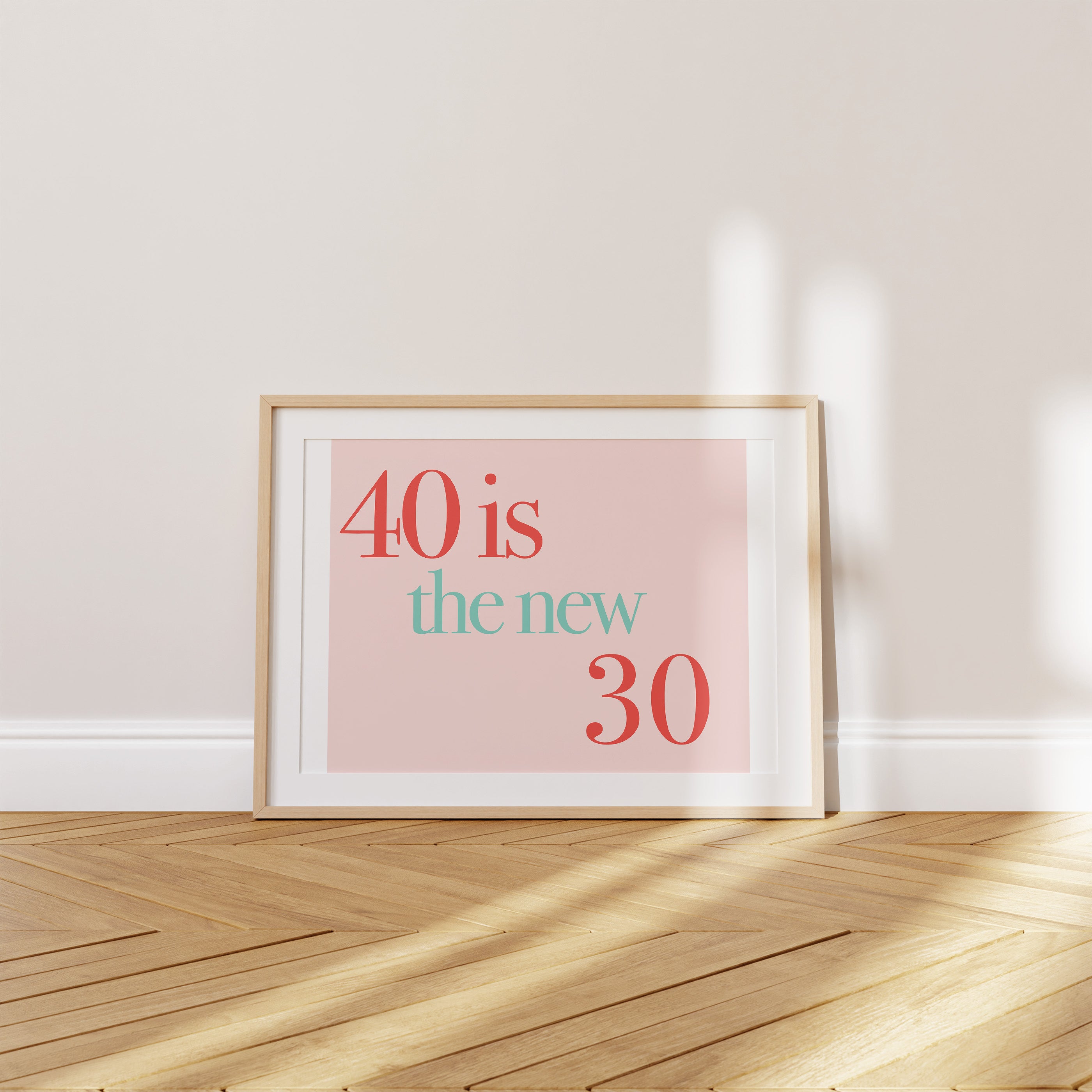 40 is the new 30 — The Poster That Knows Things