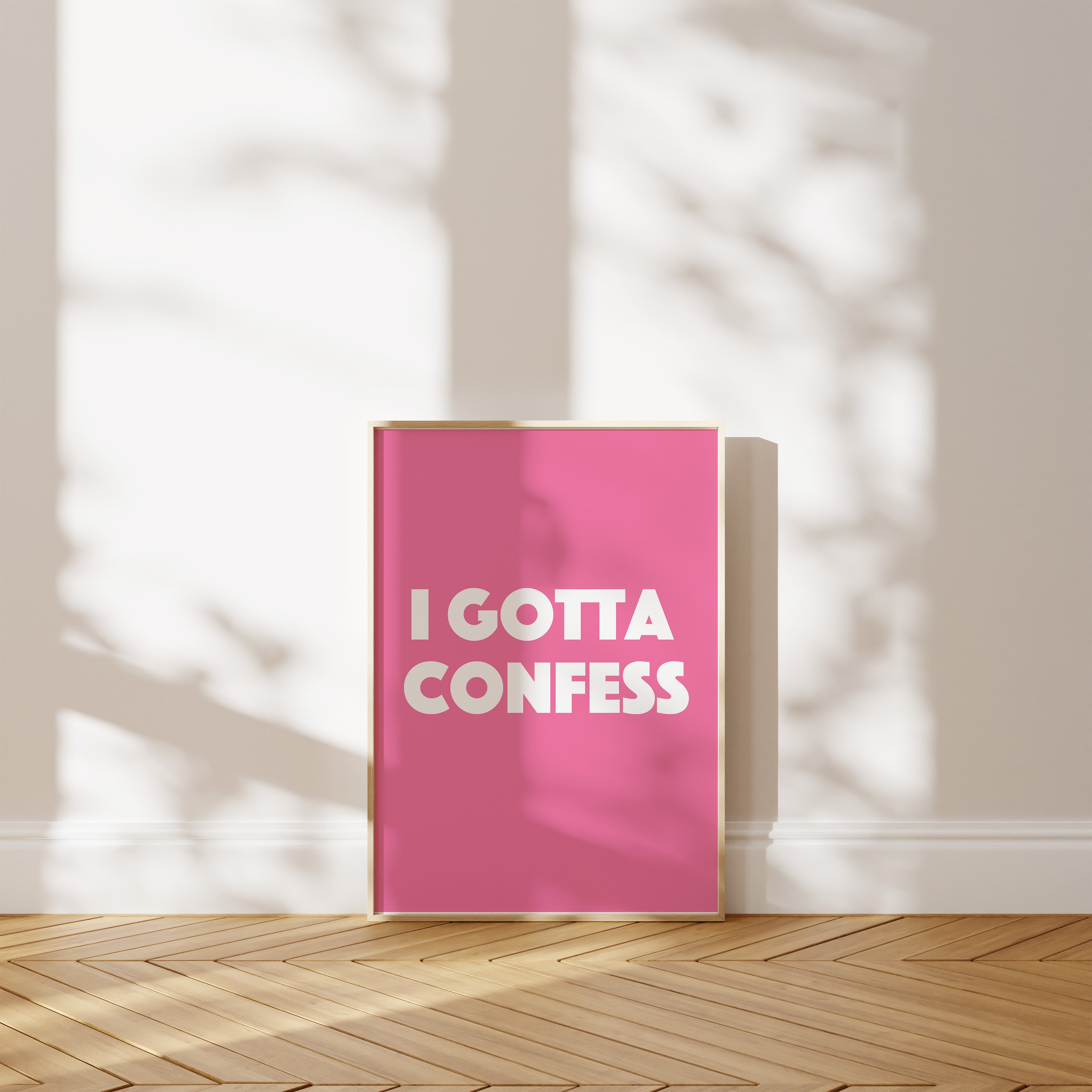 'I Gotta Confess' Poster — Bless Me Father, It Has Been A While. Quite A While. A Very Long While.