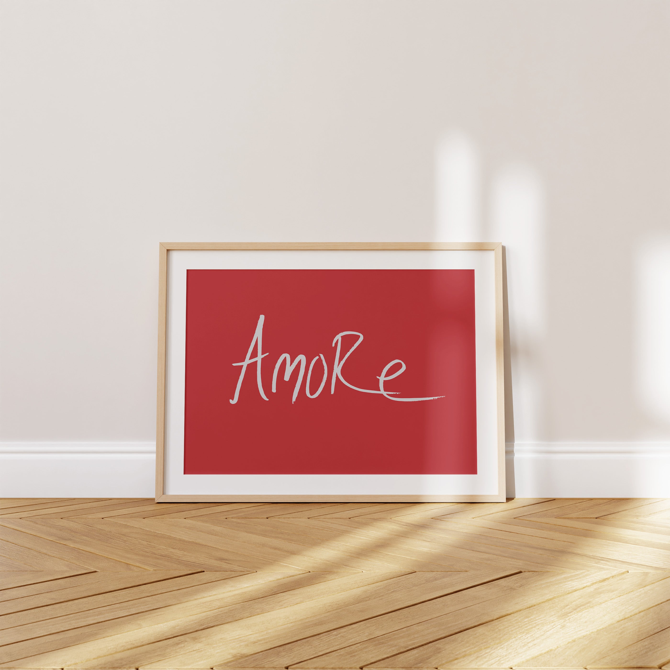 'Amore' Poster  — Hand Lettered Italian Love for Your Wall