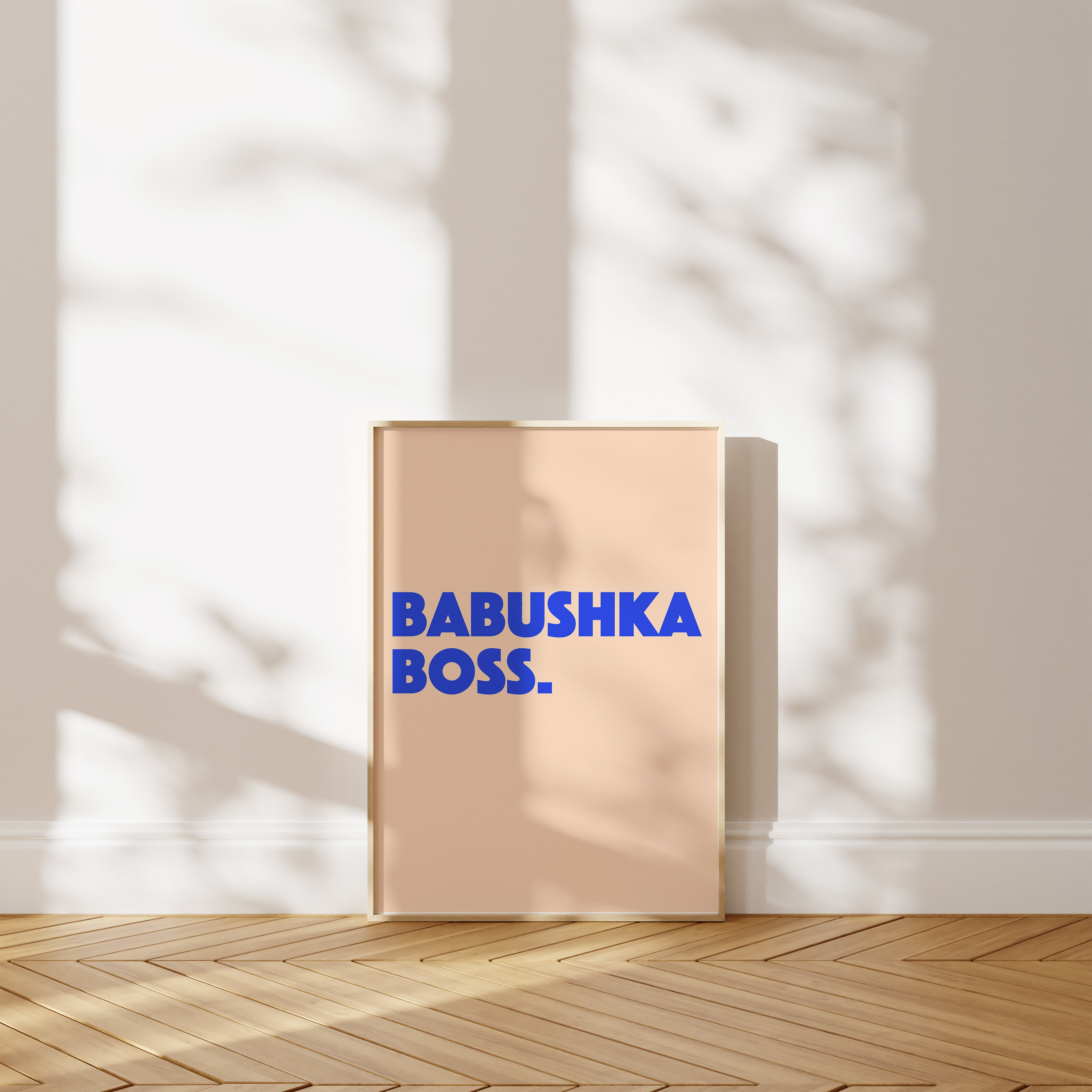 'Babushka Boss' Poster — She Survived Everything. Now She Runs the Show.