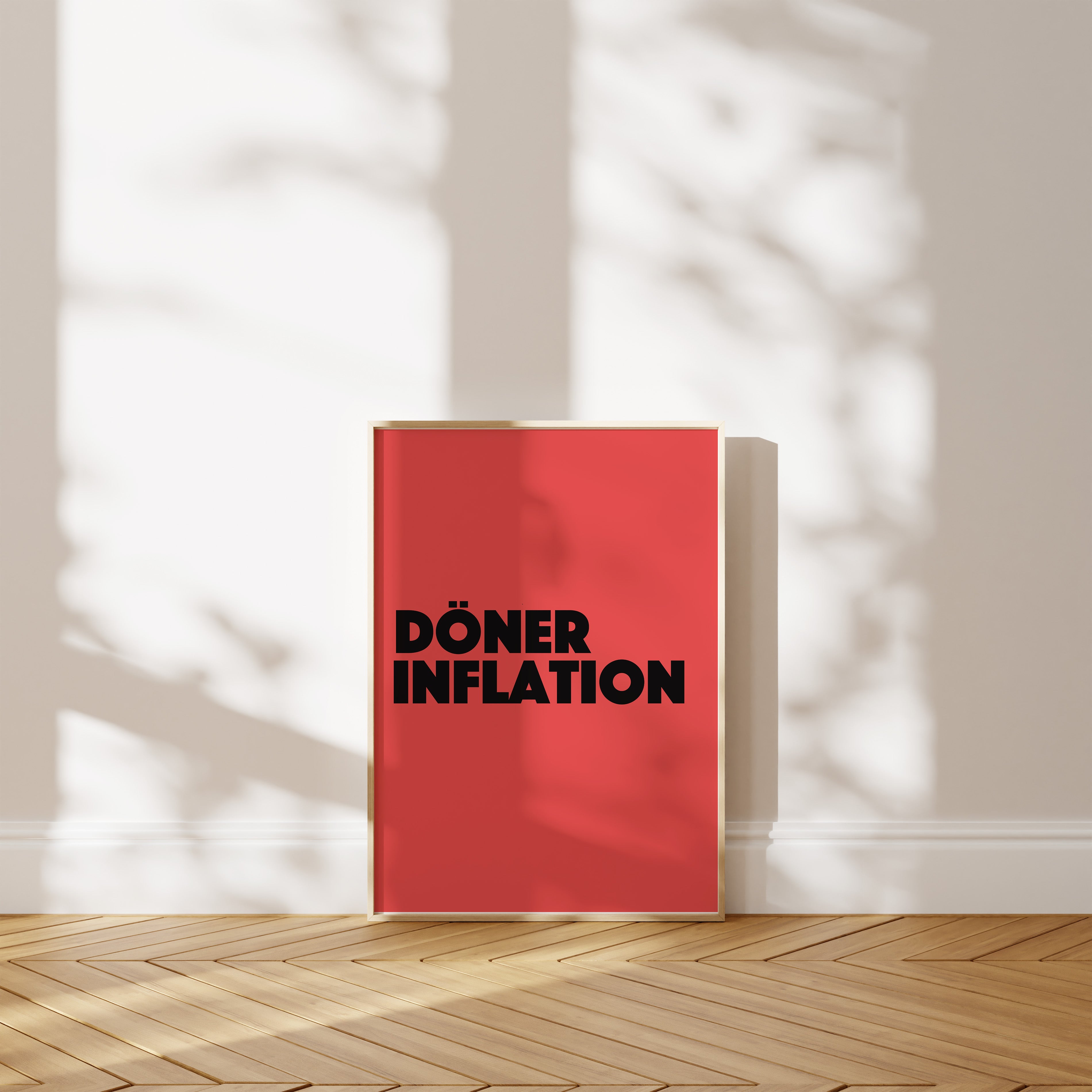 'Döner Inflation' Poster — They Raised the Price. We Raised a Poster.