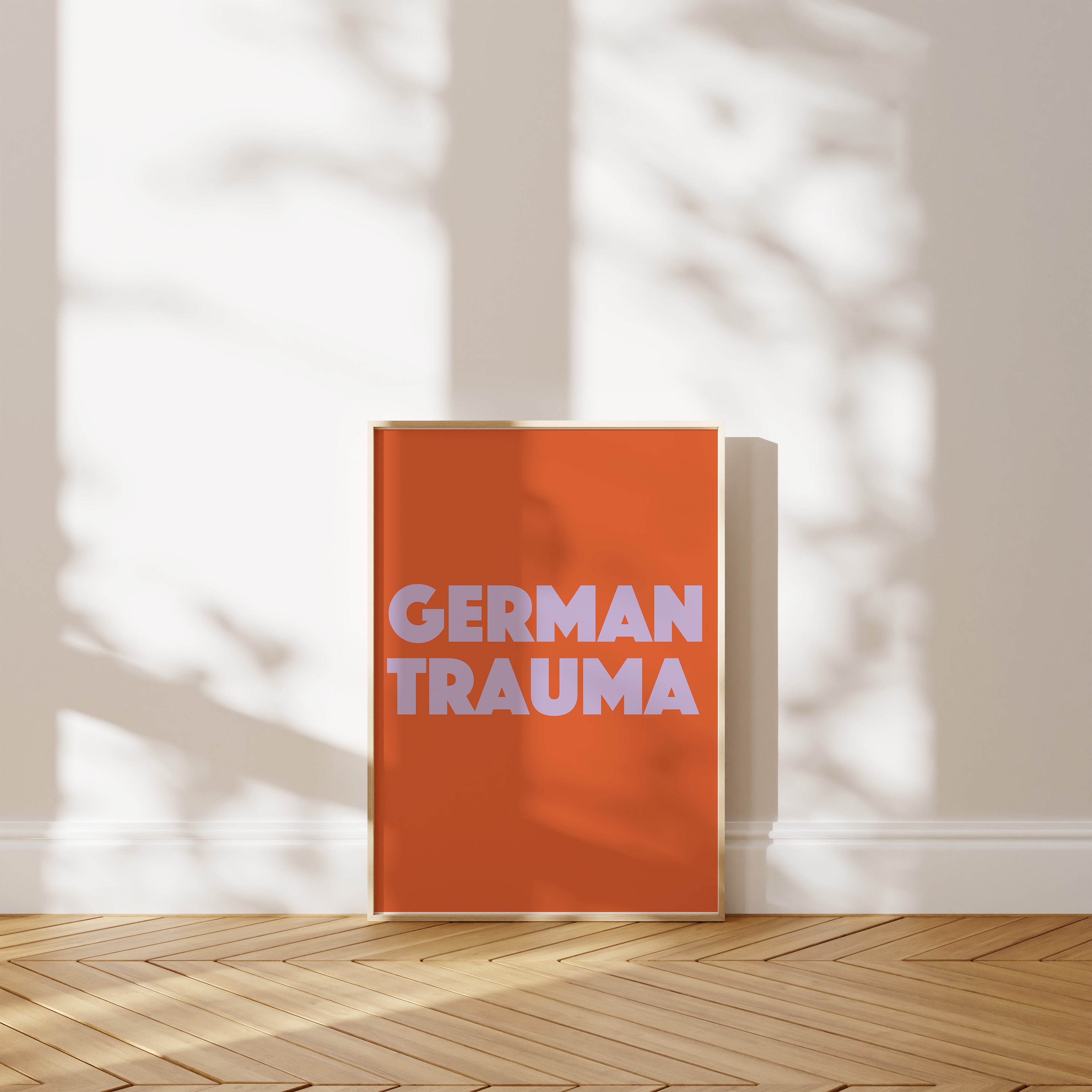 'German Trauma' Poster — For Everyone Who Survived This Strange, Strange Country.
