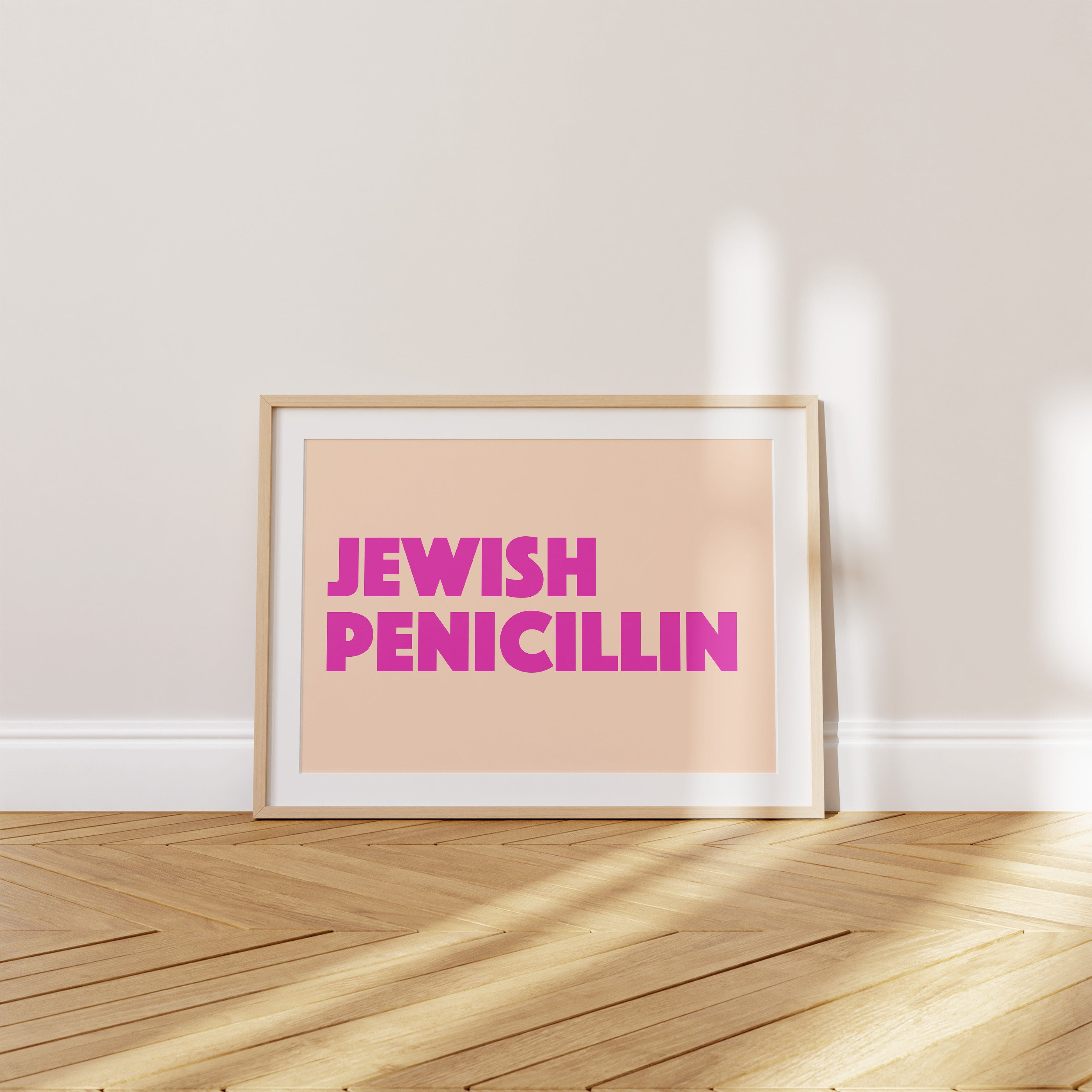 'Jewish Penicillin' Poster — The Only Prescription Your Doctor Cannot Write But Your Bubbe Can