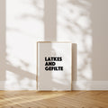 Latkes & Gefilte Poster — For the Wall That Deserves a Little Schmaltz