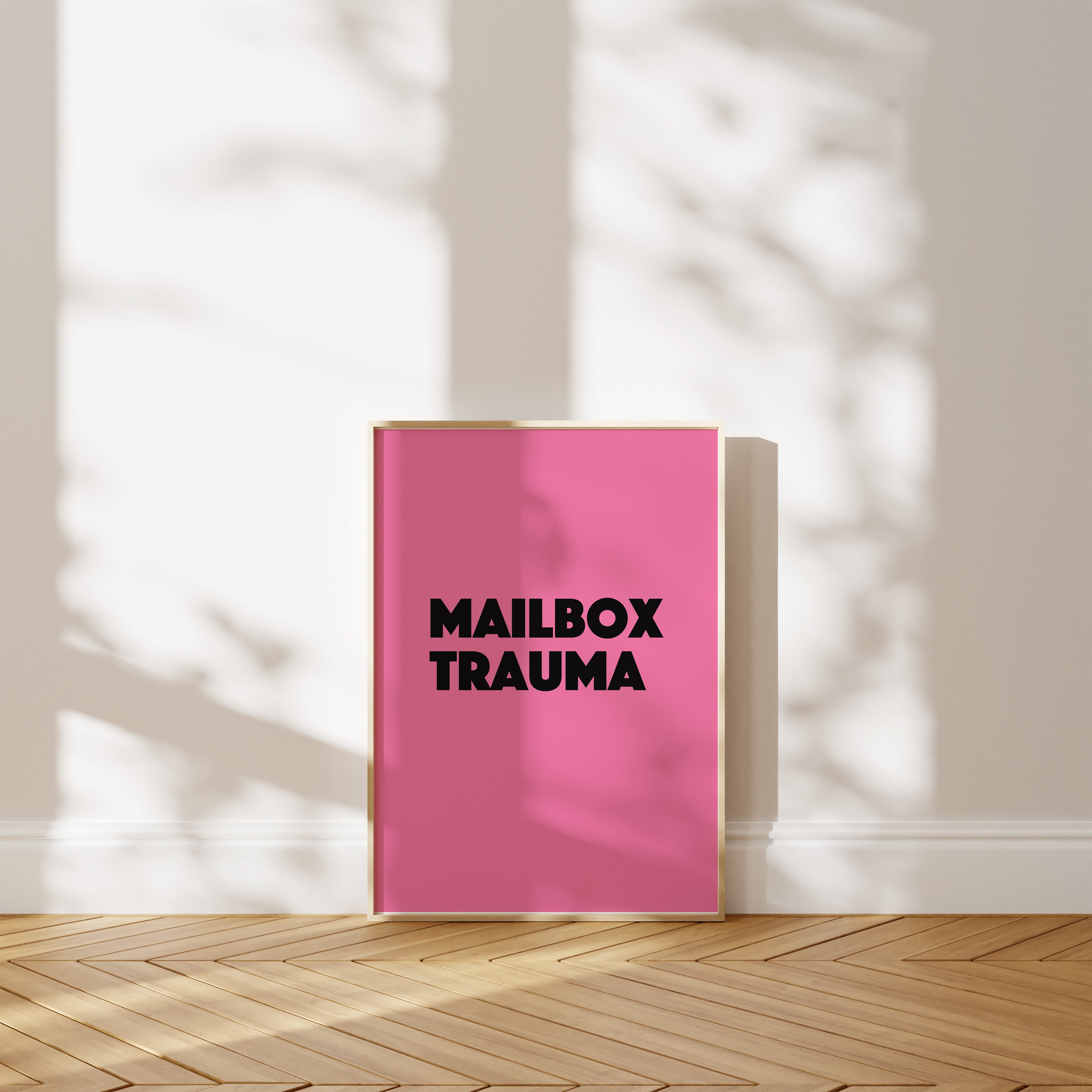 'Mailbox Trauma' Poster — For Everyone Who Opens Their Post With the Energy of Someone Defusing a Bomb