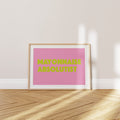 'Mayonnaise Absolutist' Poster — The Condiment. The Philosophy. The Non-Negotiable.