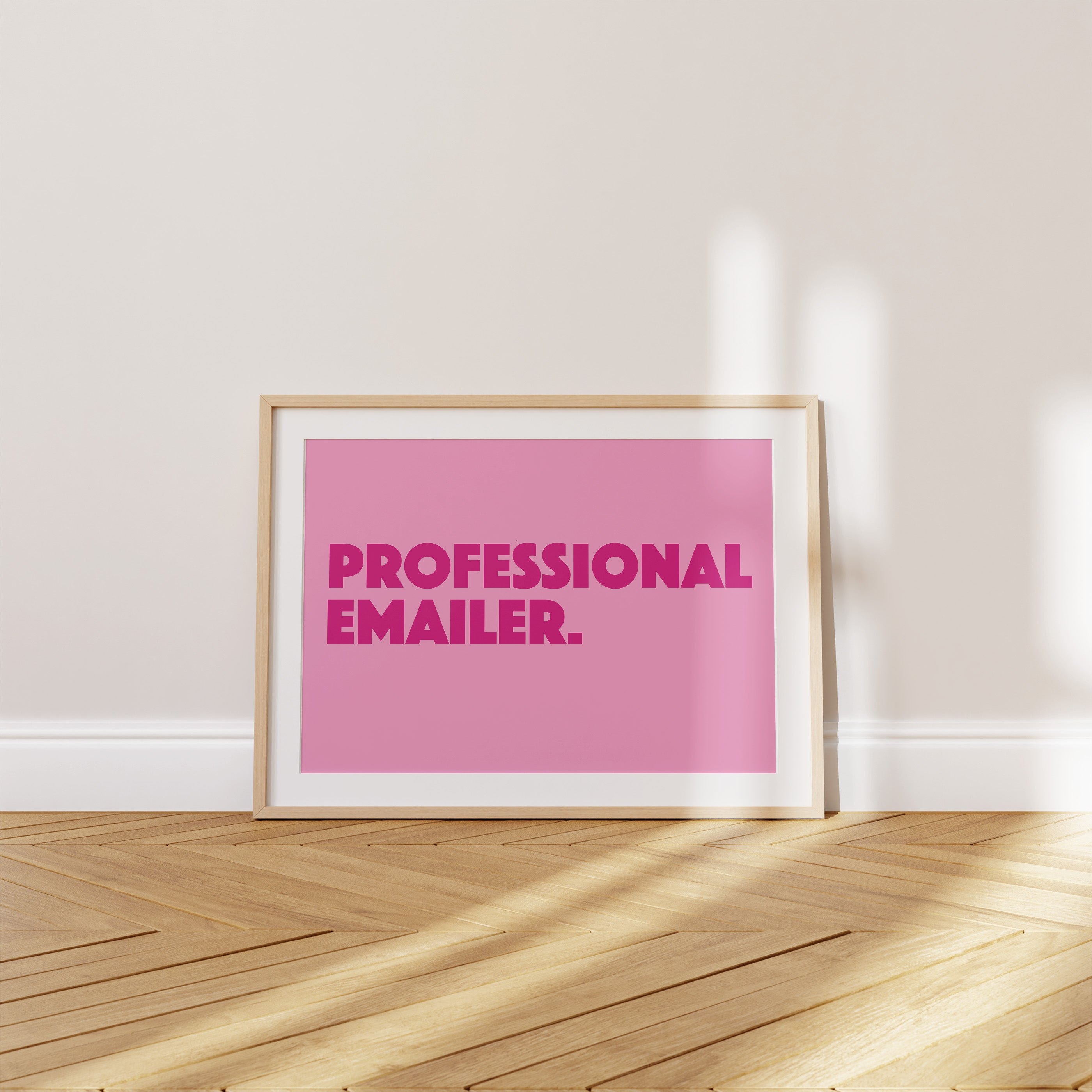 'Professional Emailer' Poster — Nobody Warned You This Was the Job