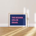 'The Kosher CPA in Israel' Poster — Dietary Restrictions Don't Have to Mean Love Restrictions