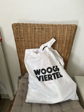 The Woogsviertel Tote — Sturdy Cotton, White, Big Enough for Bread, Mayo & One Mystery Beet